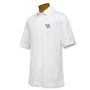 Kentucky Wildcats Men's CB DryTec Championship Polo - White